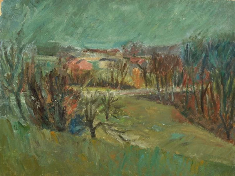 1862-Rudolf Münger - Paesaggio